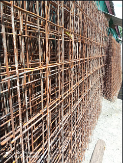Malla Electrosoldada 3m x 2,20 m huecos 15 cm x 20 cm  11500 CUP con alambre liso o corrugado