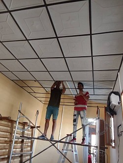 Servicio de Montaje del Falso techo  1250 CUP el m2